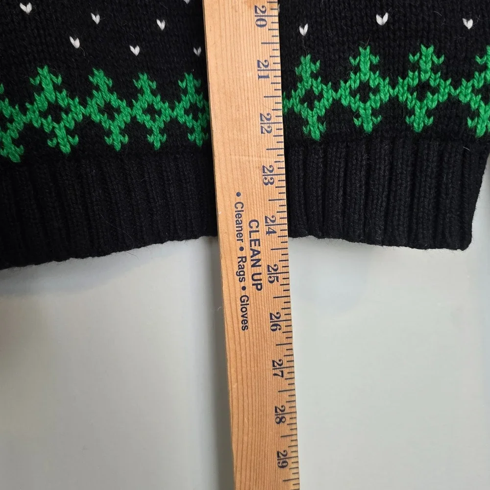 Polo Ralph Lauren Mens Fair Isle‎ Snowflake Cowl Neck Sweater M Angora Cashmere